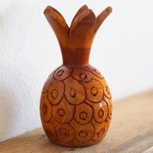 🍍Handmade Carved Pineapple Candle Stick Holder
